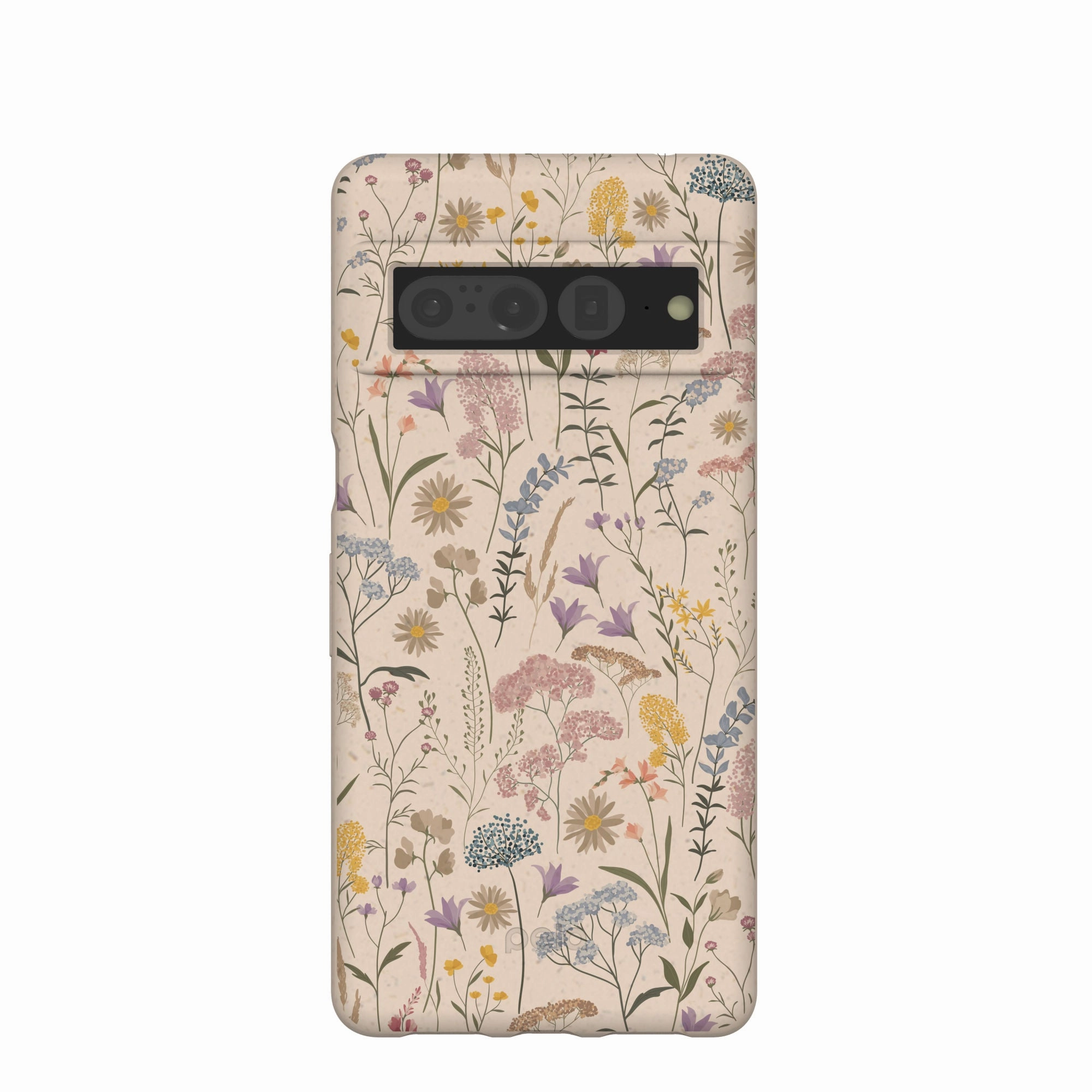 Seashell Dusty Petals Google Pixel 7 Pro Case Drop Protection