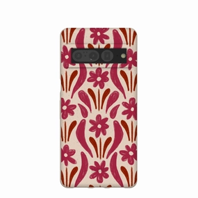 Matte Surface Seashell Flower Stack Google Pixel 7 Pro Case