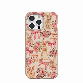 Seashell Garden Party iPhone 15 Pro Max Case Flexible Fit Dual Layer