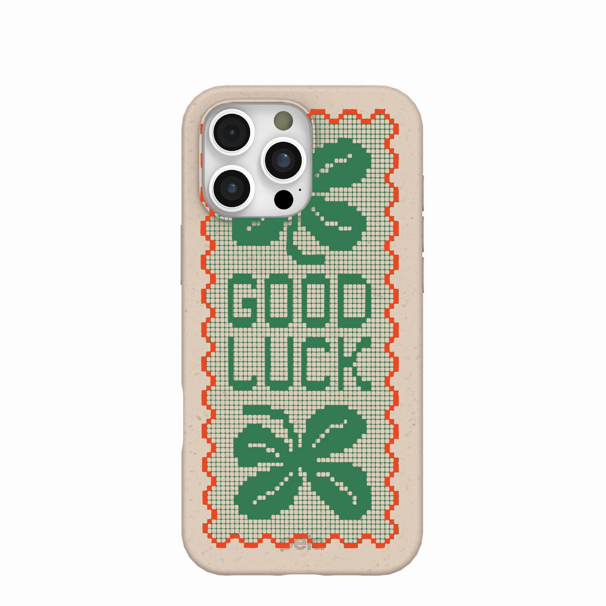 Sleek Form Seashell Good Luck Lace iPhone 16 Pro Max Case