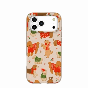 Seashell Jolly Doggos iPhone 17 Pro Max Case Marble Pattern Durable Texture Layer