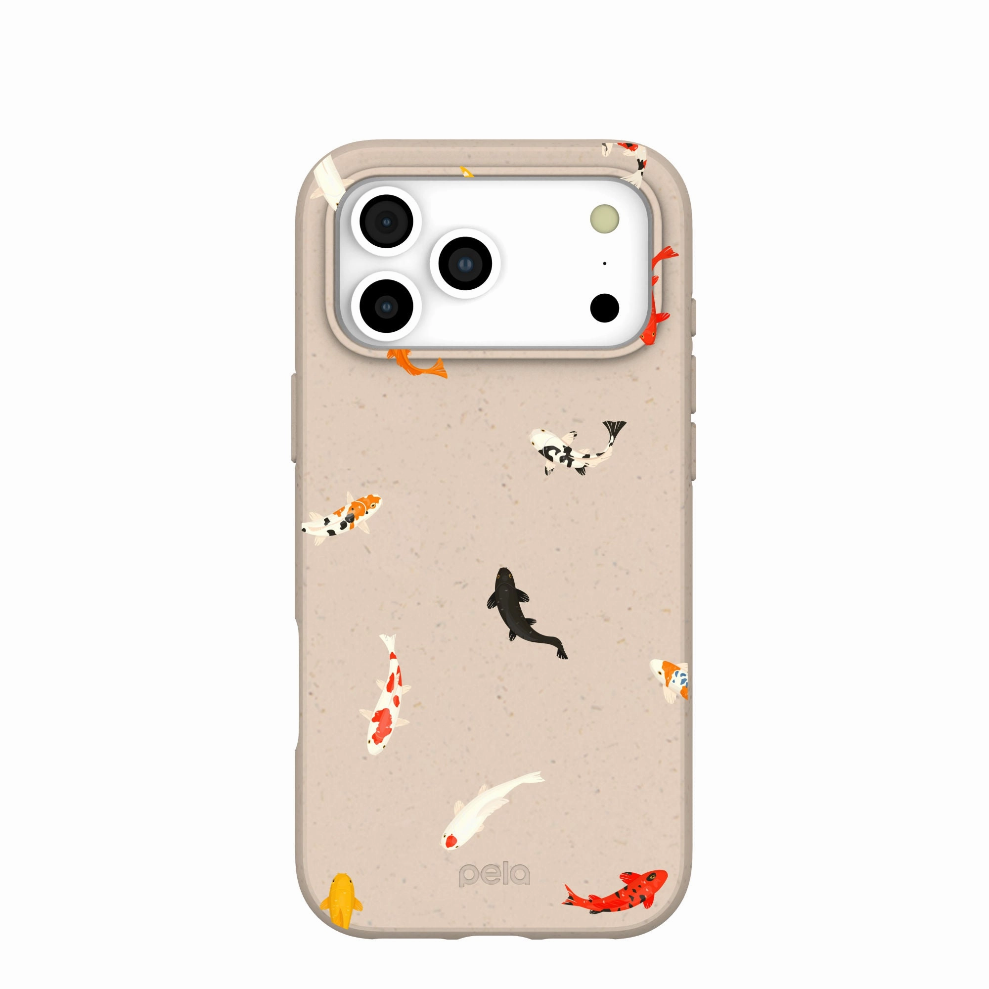 Seashell Lil Koi iPhone 17 Pro Max Case Simple Finish