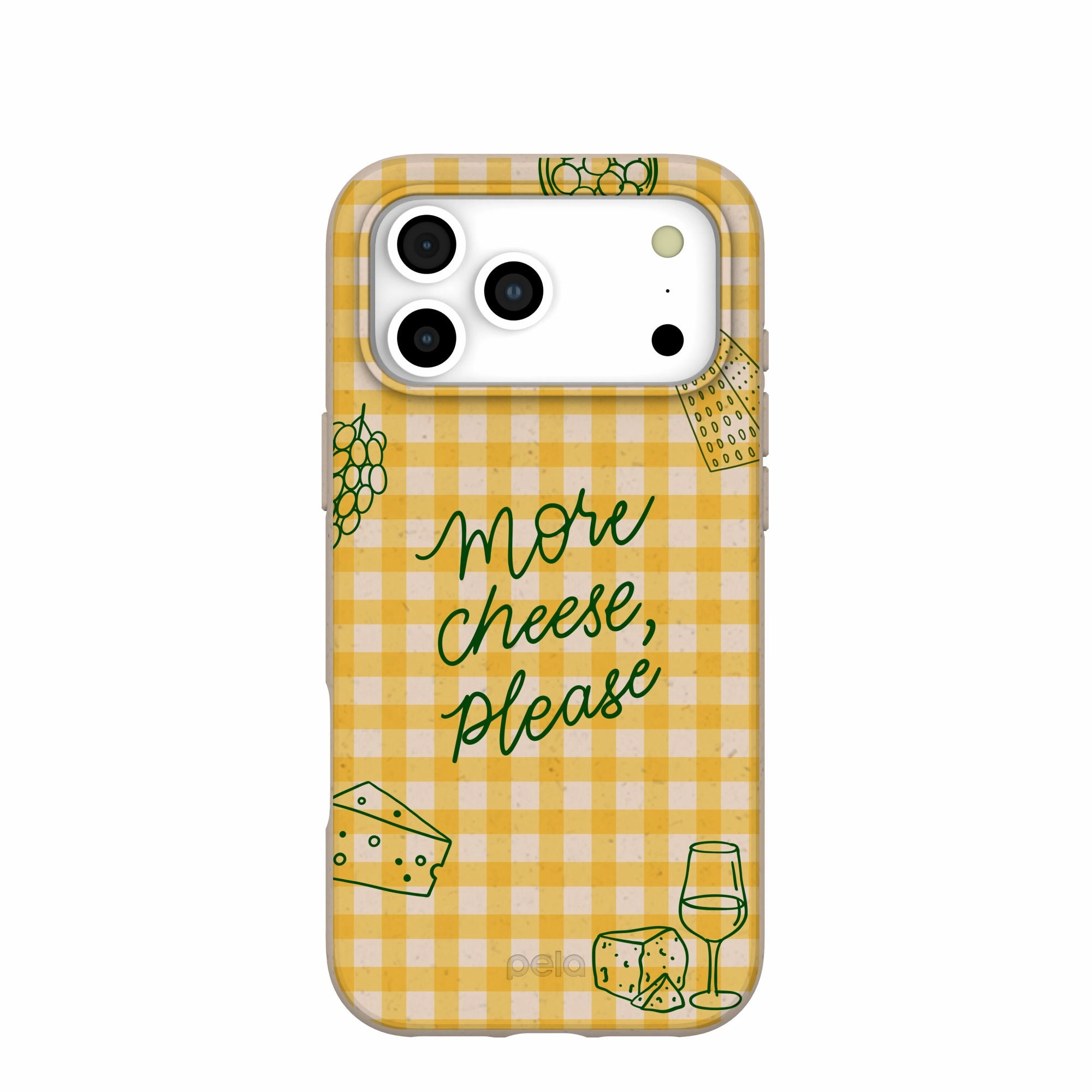 Seashell More Cheese iPhone 17 Pro Max Case Rugged Edge