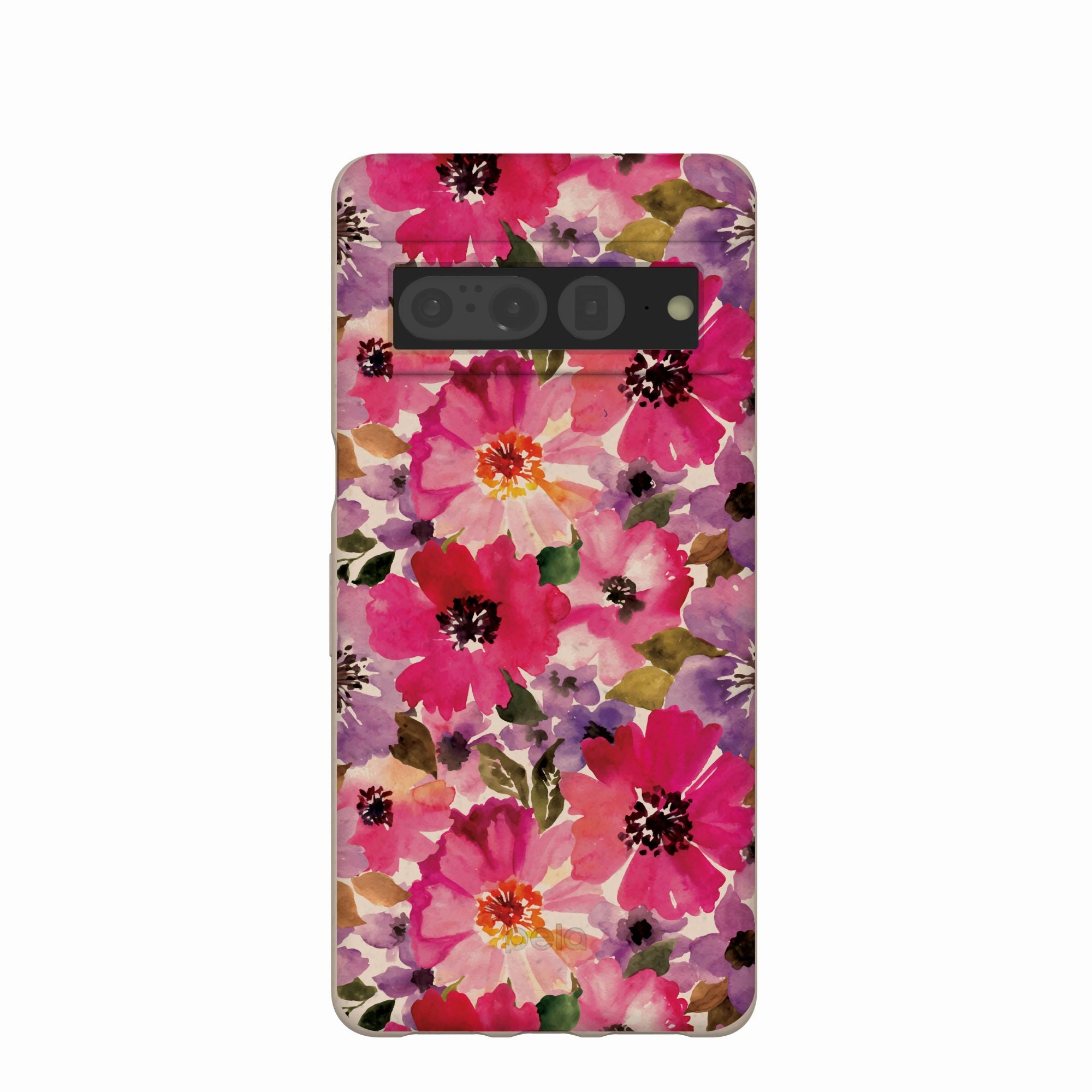 Matte Design Texture Seashell Painted Petals Google Pixel 7 Pro Case