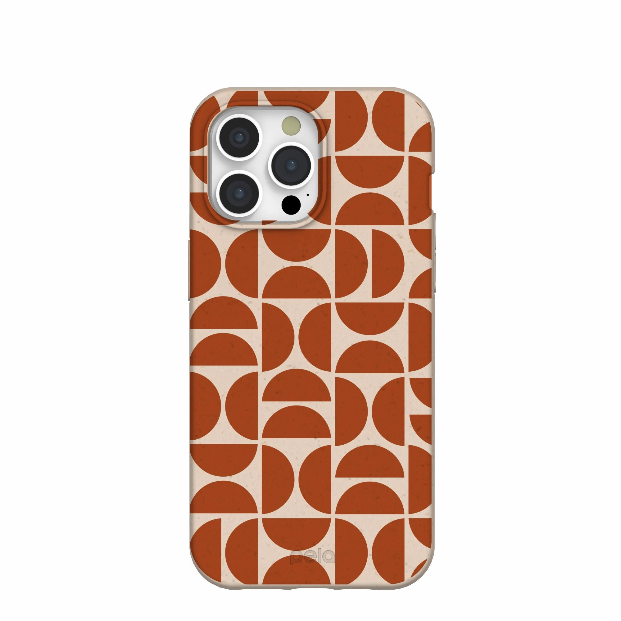 Sleek Appearance Luxury Finish Seashell Paprika Play iPhone 15 Pro Max Case