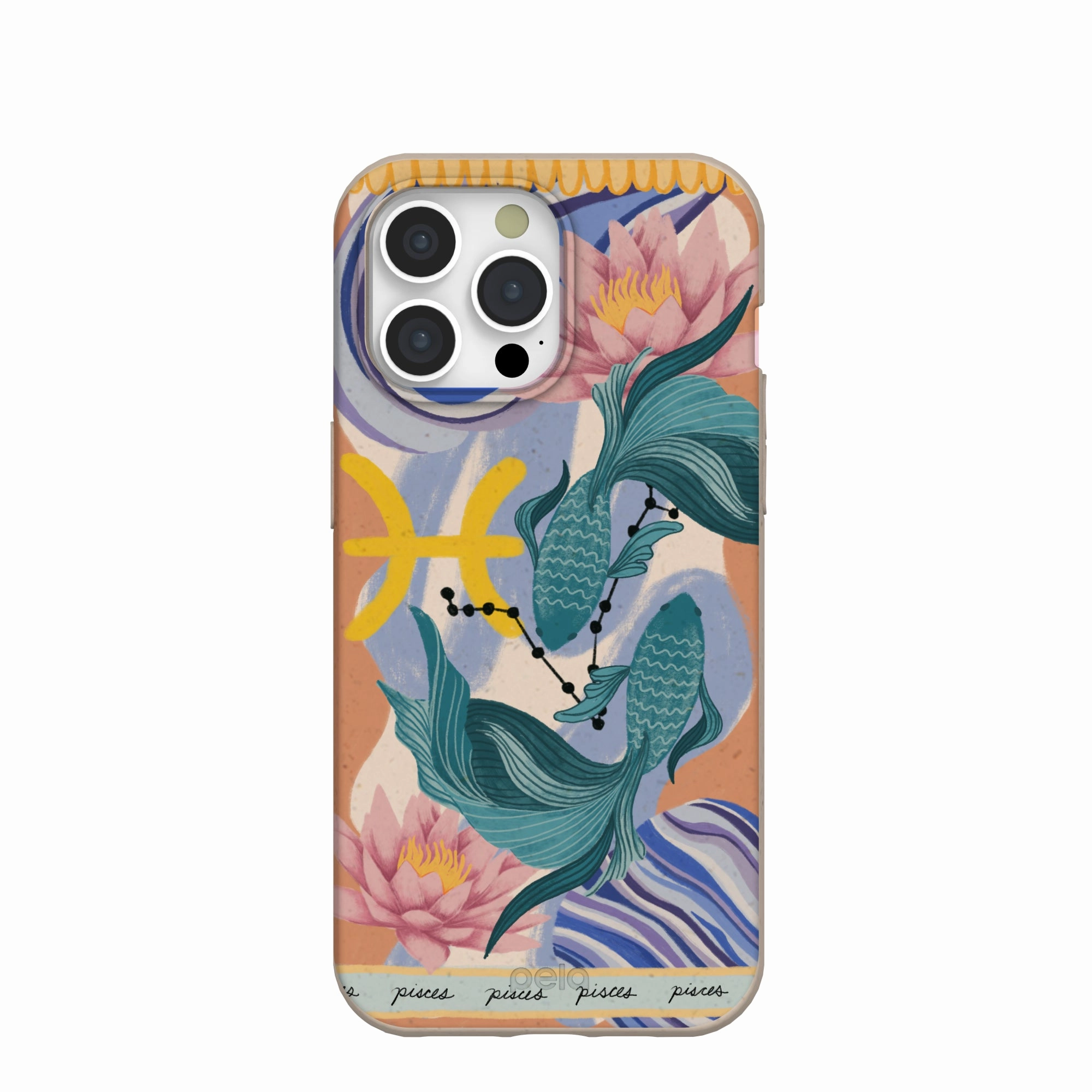Seashell Pisces Fish iPhone 15 Pro Max Case Premium Protection Vivid Surface Detail