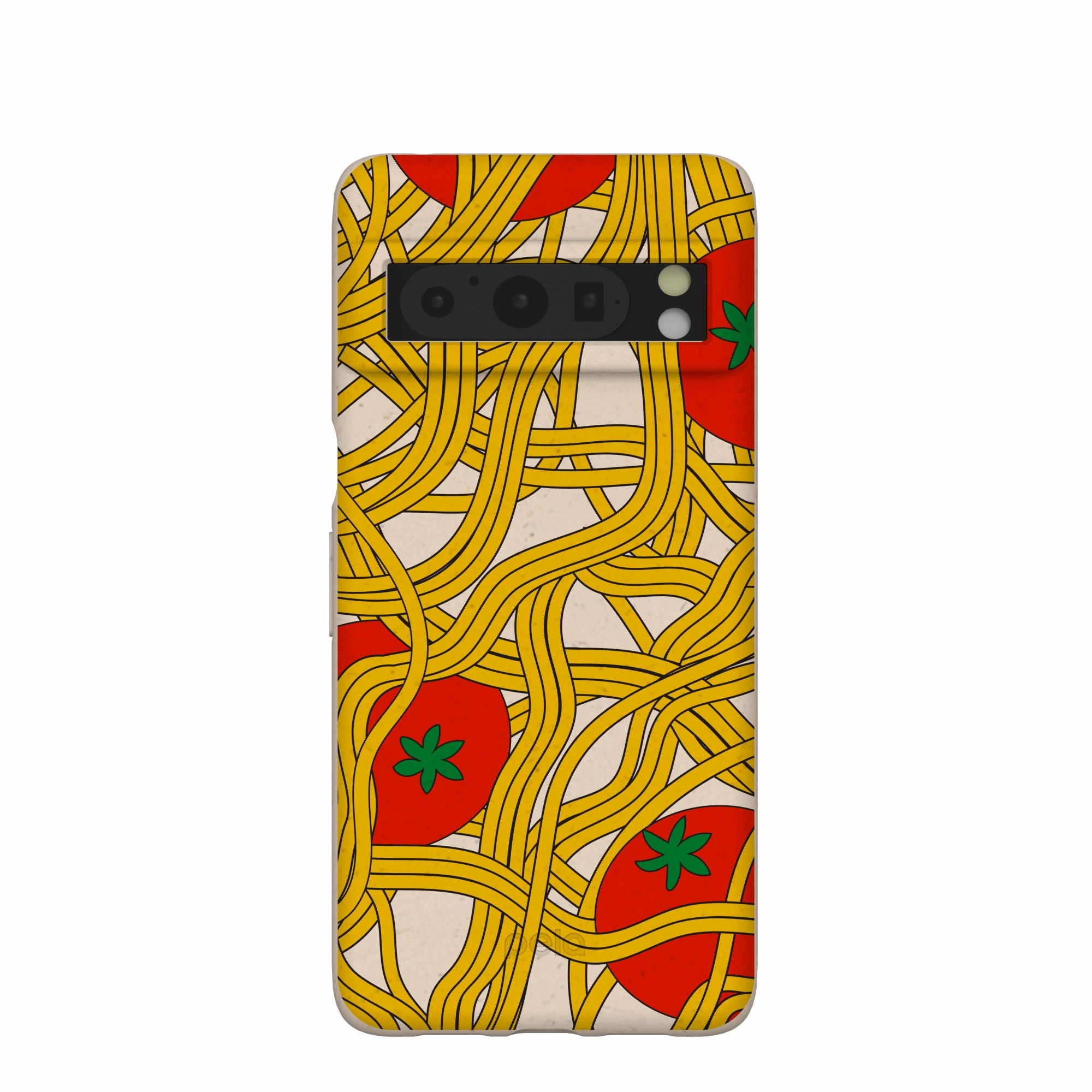 Premium Detail Matte Finish Seashell Spaghetti Splash Google Pixel 8 Pro Case