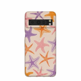Polished Texture Seashell Starfish Parade Google Pixel 8 Pro Case
