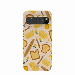 Gloss Texture Luxury Surface Seashell Toast Garden Google Pixel 9/9 Pro Case
