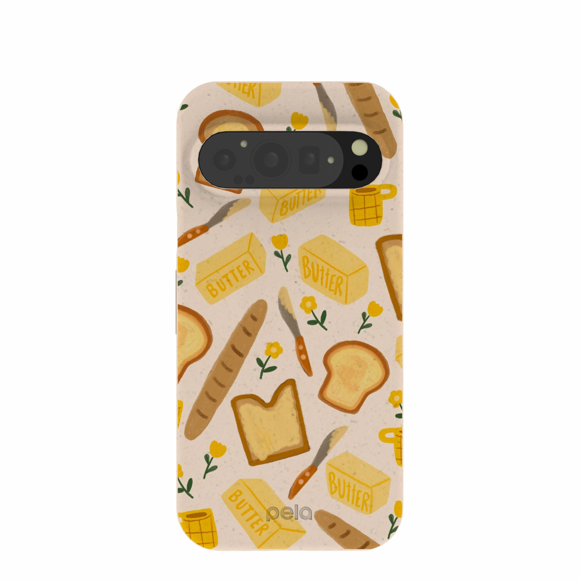 Gloss Texture Luxury Surface Seashell Toast Garden Google Pixel 9/9 Pro Case