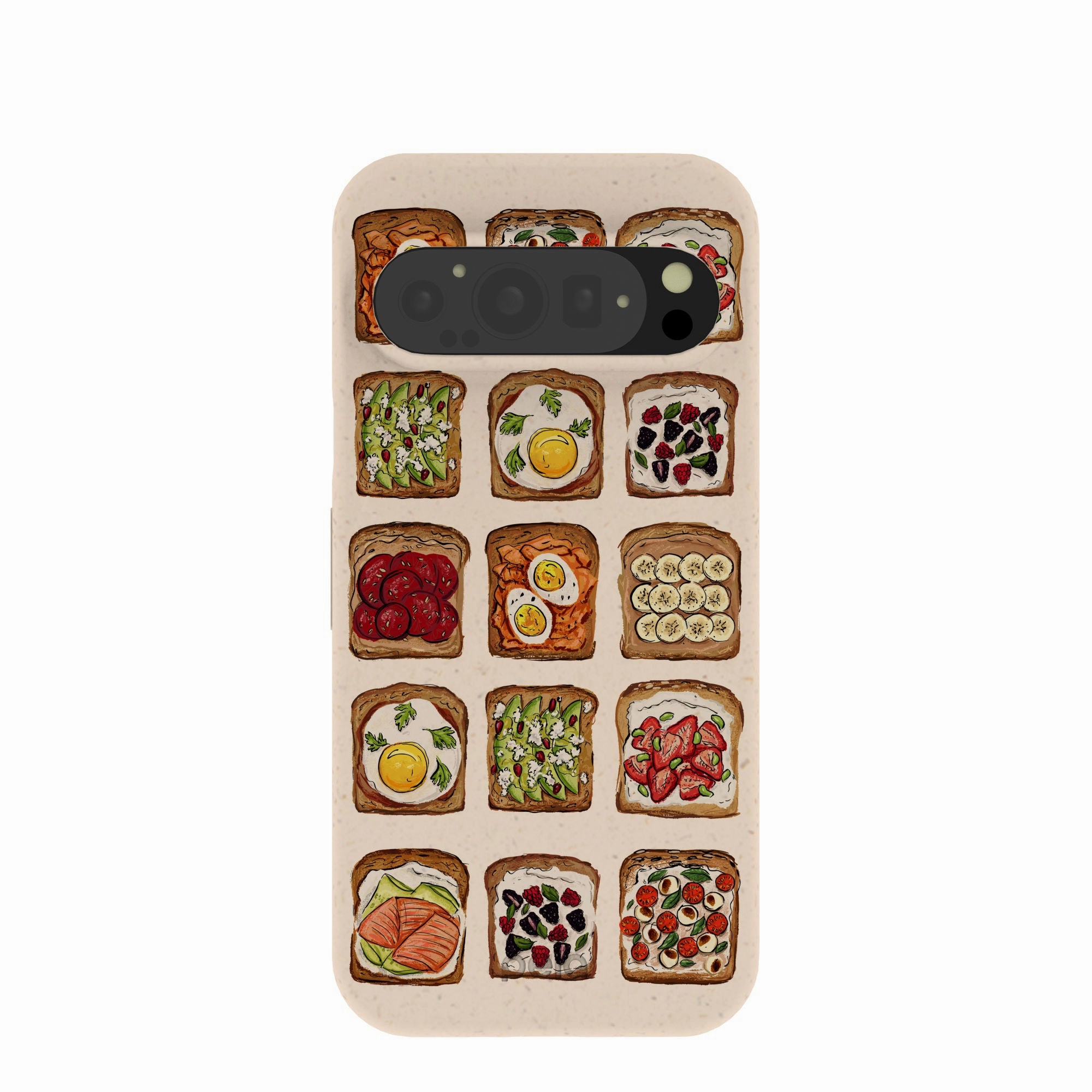 Luxury Surface Layer Recyclable Material Seashell Toasted Google Pixel 9/9 Pro Case