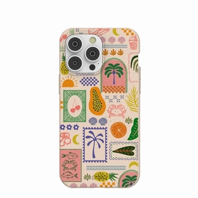 Seashell Tropic Muse iPhone 14 Pro Max Case Comfort Fit Edge