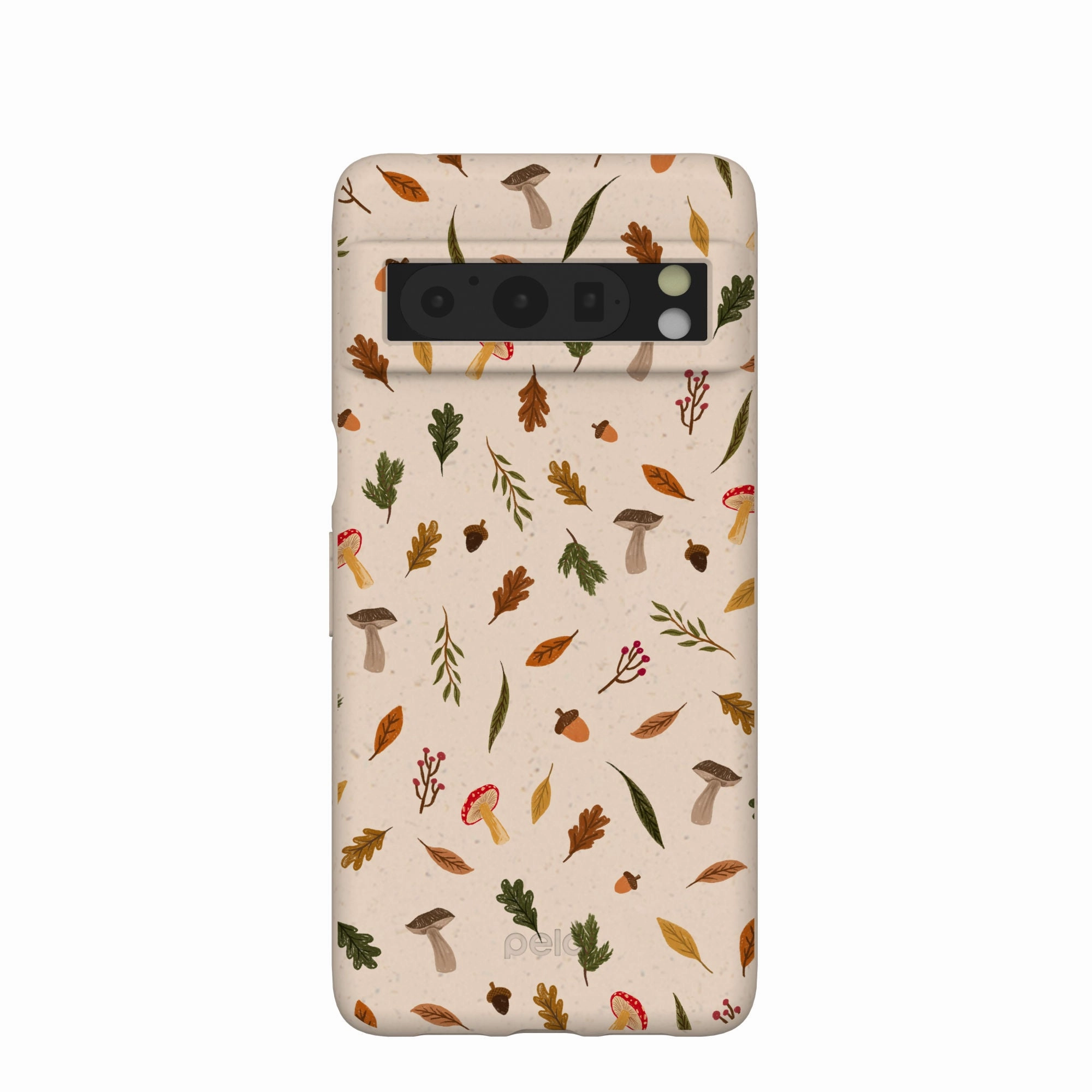 Durable Finish Trendy Texture Finish Seashell Woodland Harvest Google Pixel 8 Pro Case