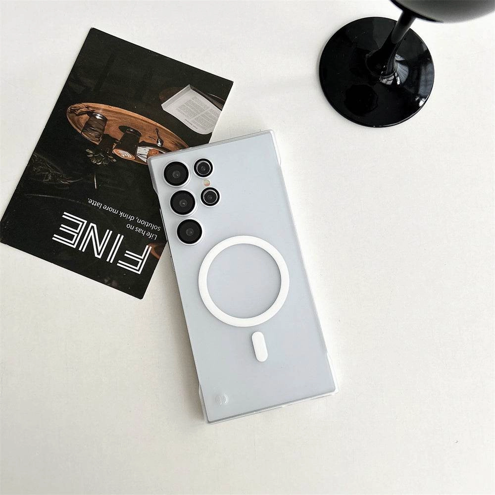 Seraphic Borderless Translucent MagSafe Case - Samsung Ergonomic form Slim Profiled