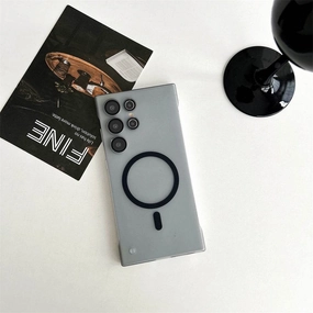 Seraphic Borderless Translucent MagSafe Case - Samsung Soft Edge Detail