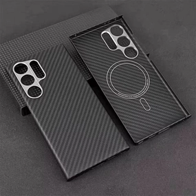 Durable Finish Protective Shell Design Shadow Flex Carbon Fiber Edition Case - Samsung