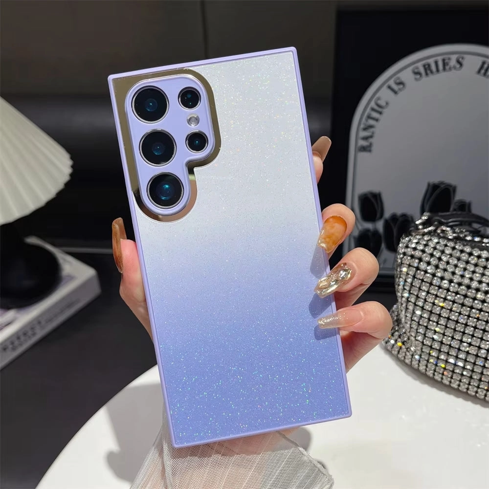 Shimmer Gradient Glitter Case - Samsung Soft Detail
