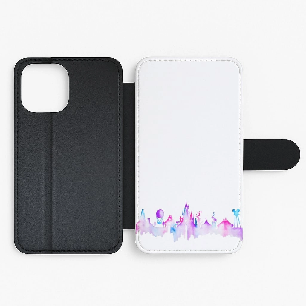 Ultra Slim Watercolour Fairytaleland Paris Flip / Wallet Phone Case