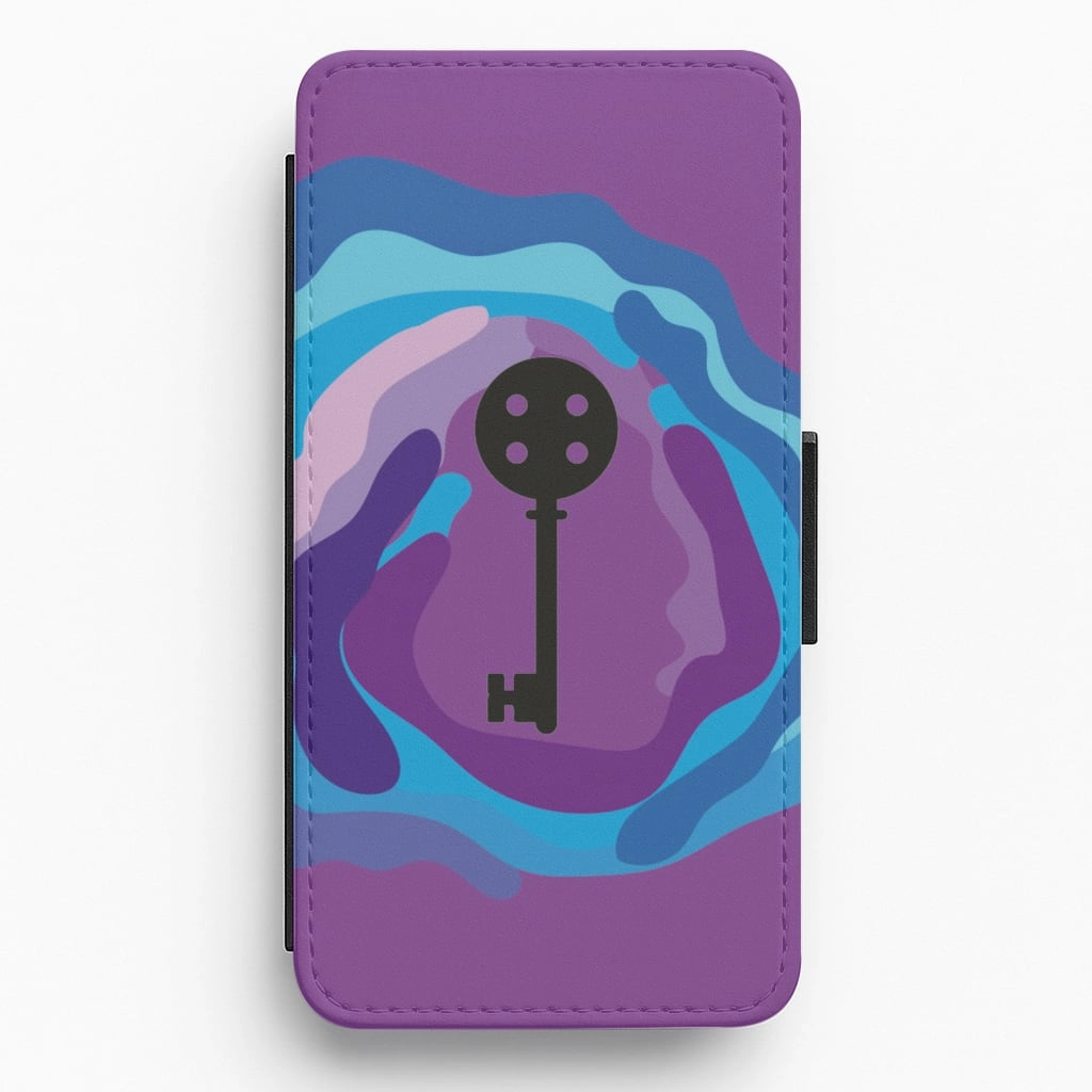 Flexible Surface Texture Durable Build Quality Coraline Key Flip / Wallet Phone Case