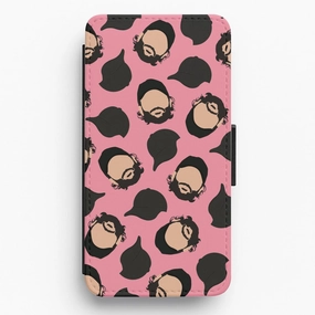 Joe And Hats Pattern Flip / Wallet Phone Case Water shield Ultra Thin