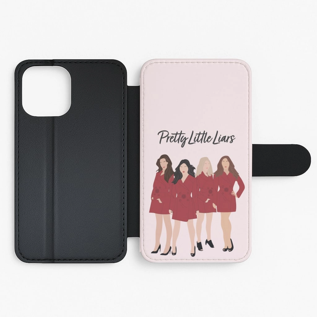 Girls - PLL Flip / Wallet Phone Case Gradient Finish Unique Pattern