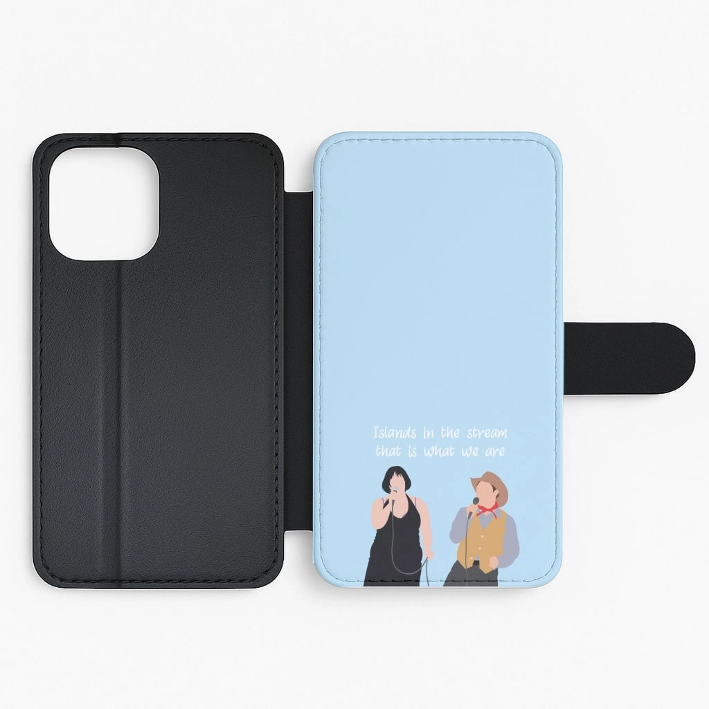 Minimal Frame Singing Flip / Wallet Phone Case