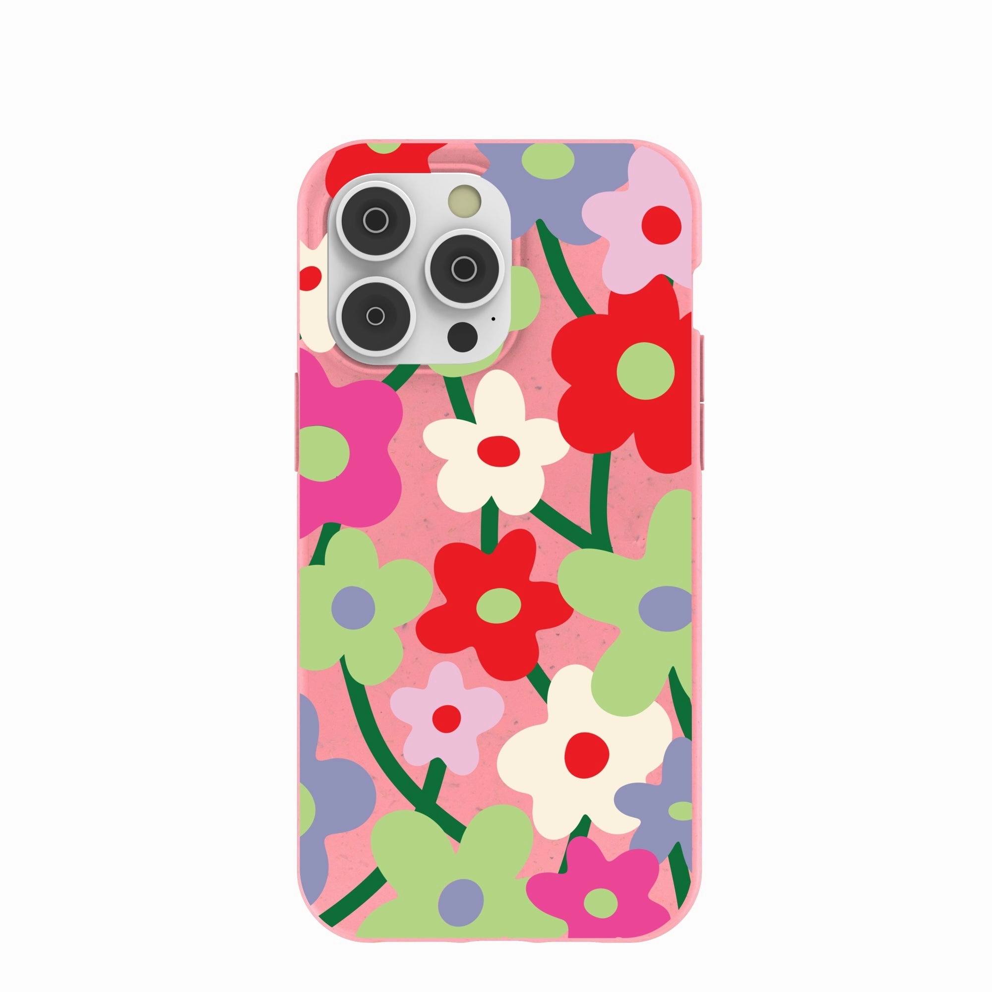 Refined Form Bubblegum Pink Poppy Flora iPhone 14 Pro Max Case