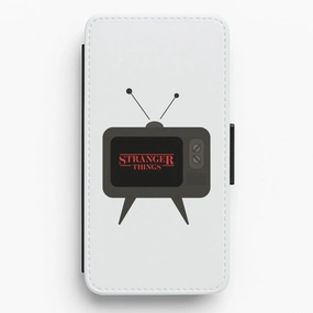 Light Shield Soft Finish Layer Stranger Things TV Flip / Wallet Phone Case