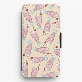 Sundae - Summer Flip / Wallet Phone Case Portable Shield Soft Cushion