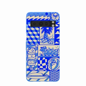 Protective cover Electric Blue Summer Blues Google Pixel 8 Pro Case