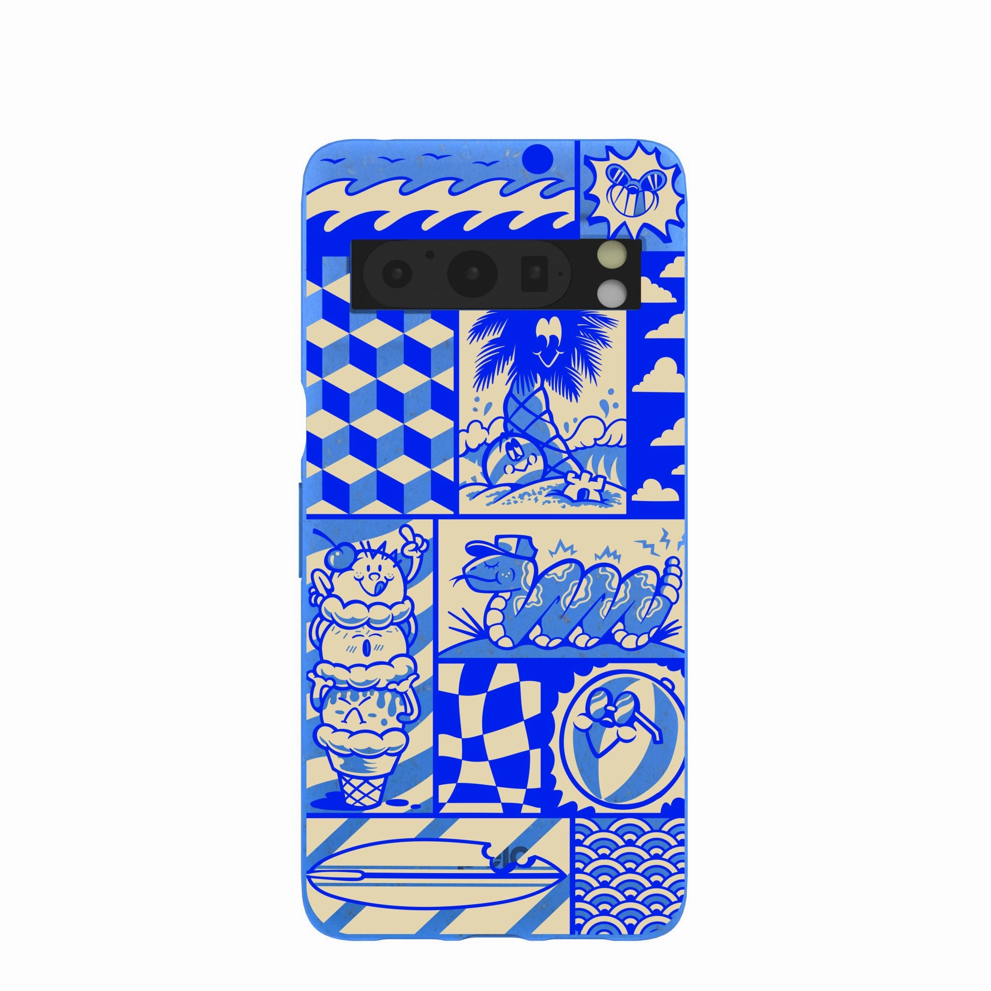 Protective cover Electric Blue Summer Blues Google Pixel 8 Pro Case