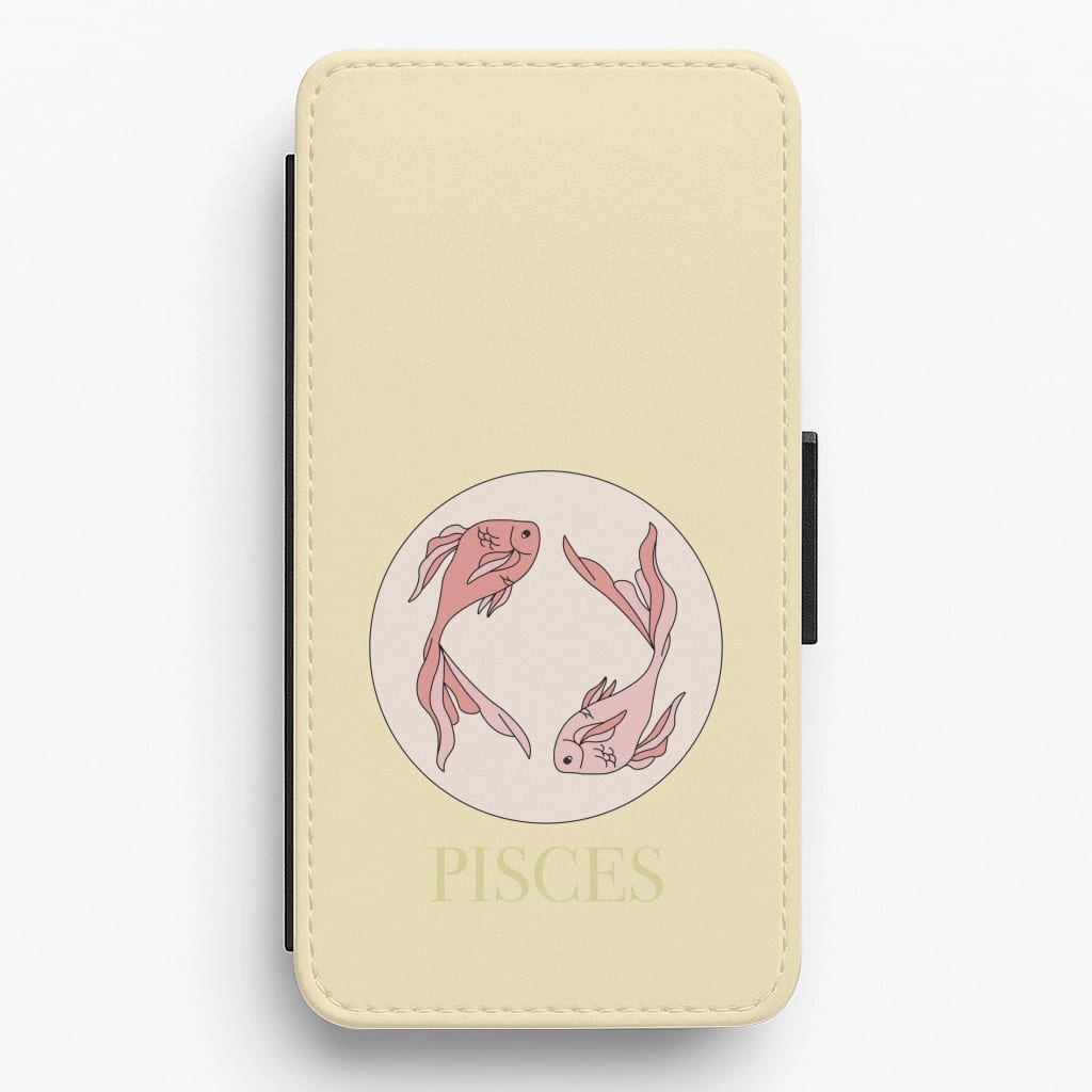 Durable Coating Pisces - Tarot Cards Flip / Wallet Phone Case