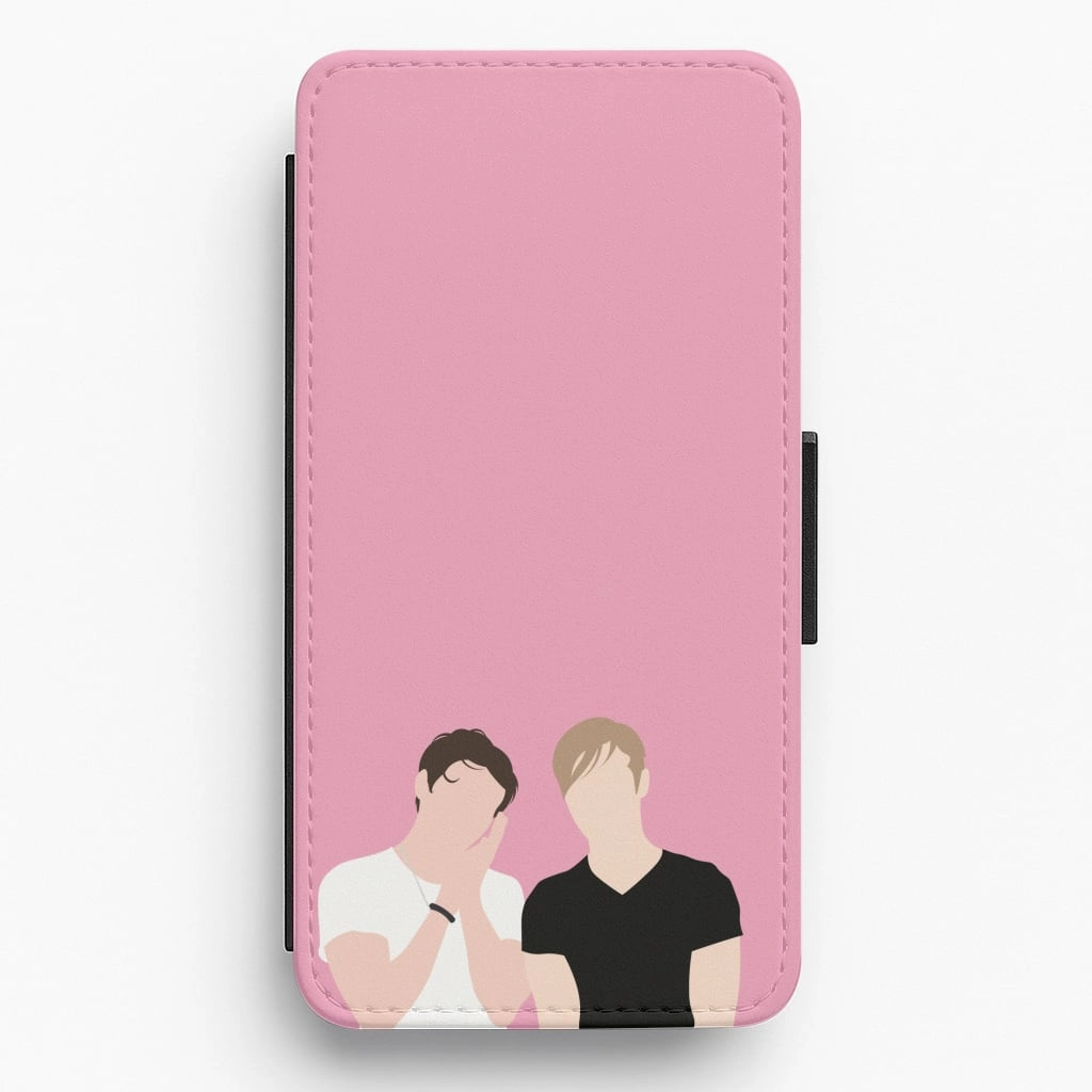 Selfie - S & C Flip / Wallet Phone Case Strong Corners