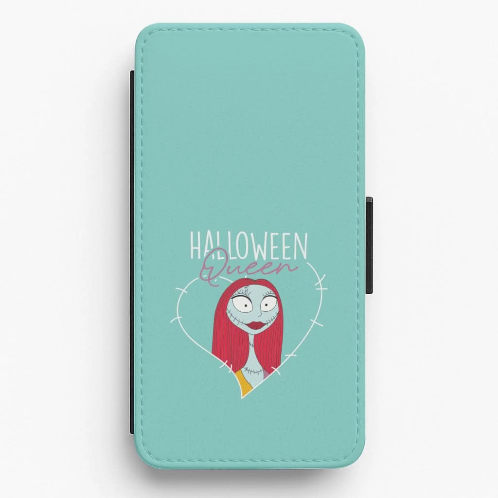 Halloween Queen Heart Flip / Wallet Phone Case Stylish Texture