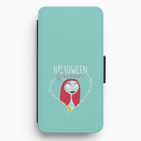 Halloween Queen Heart Flip / Wallet Phone Case Stylish Texture