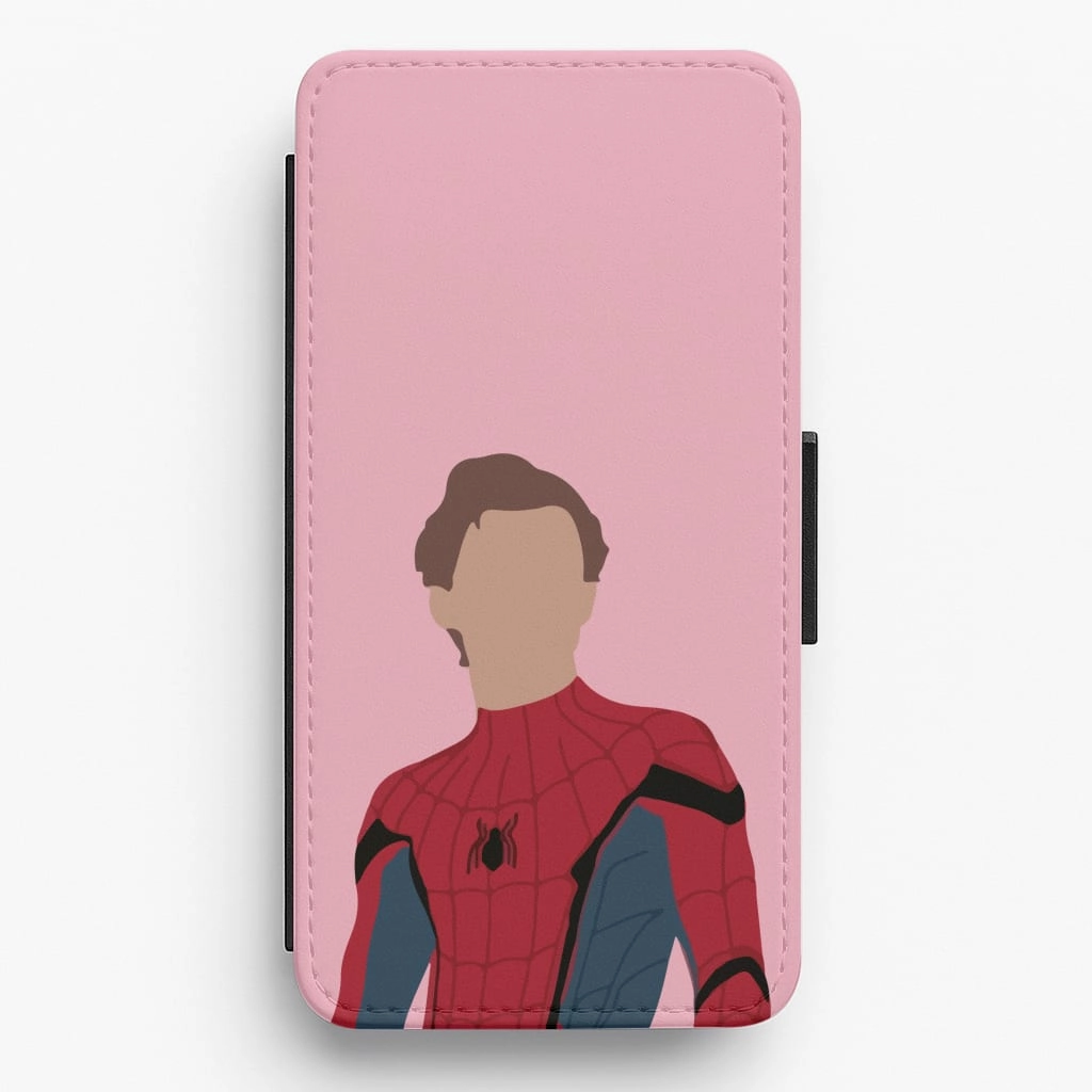 Customizable Option Spiderman Flip / Wallet Phone Case