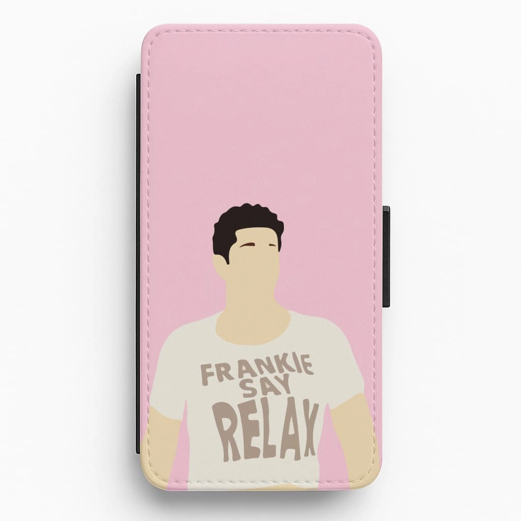 Frankie Say Relax Flip / Wallet Phone Case Practical Accessory