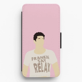 Frankie Say Relax Flip / Wallet Phone Case Practical Accessory