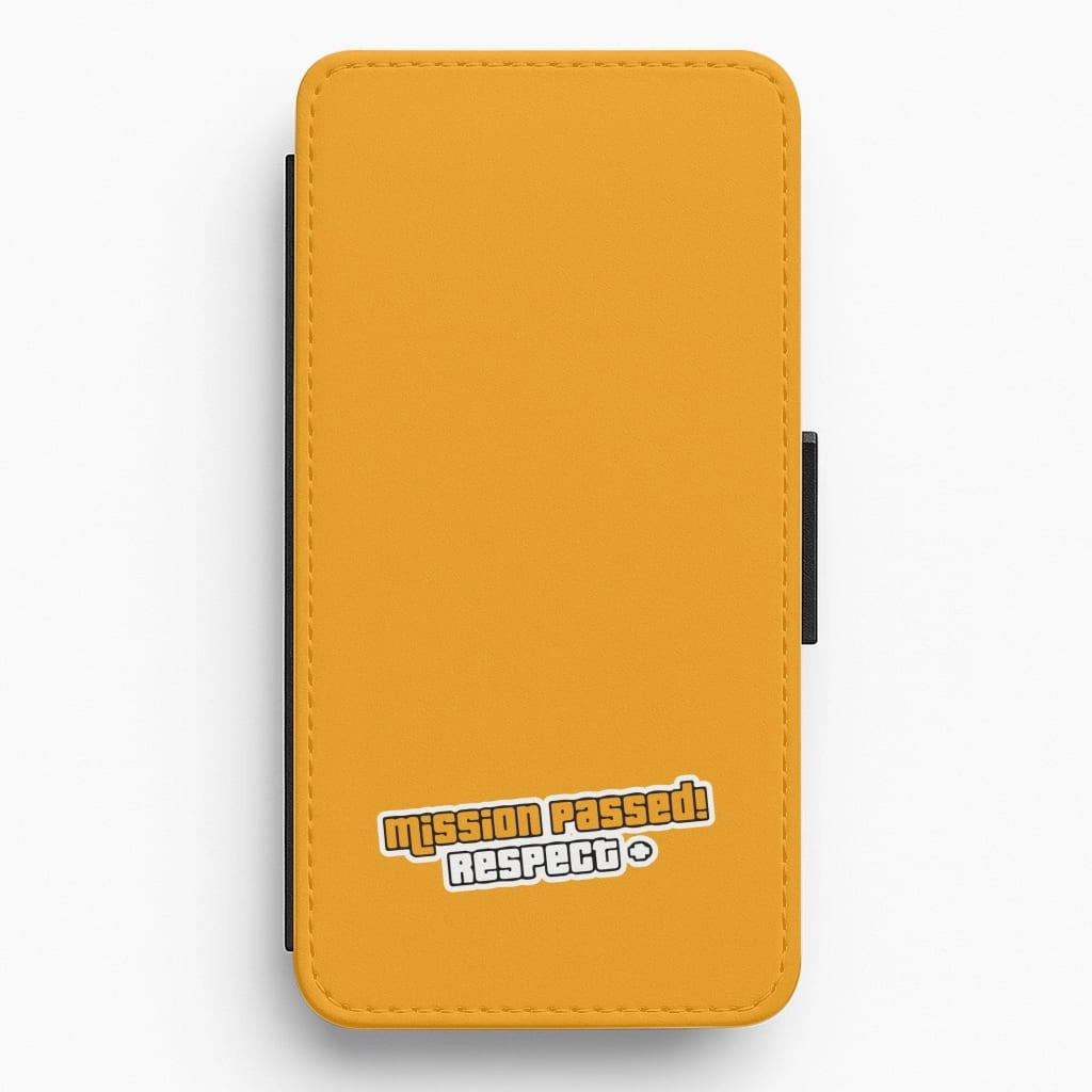 Respect - Video Game Flip / Wallet Phone Case Strong Grip