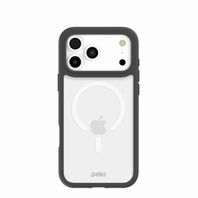 Clear iPhone 17 Pro Max Case with Noir Ridge (MagSafe Included) Anti Shock