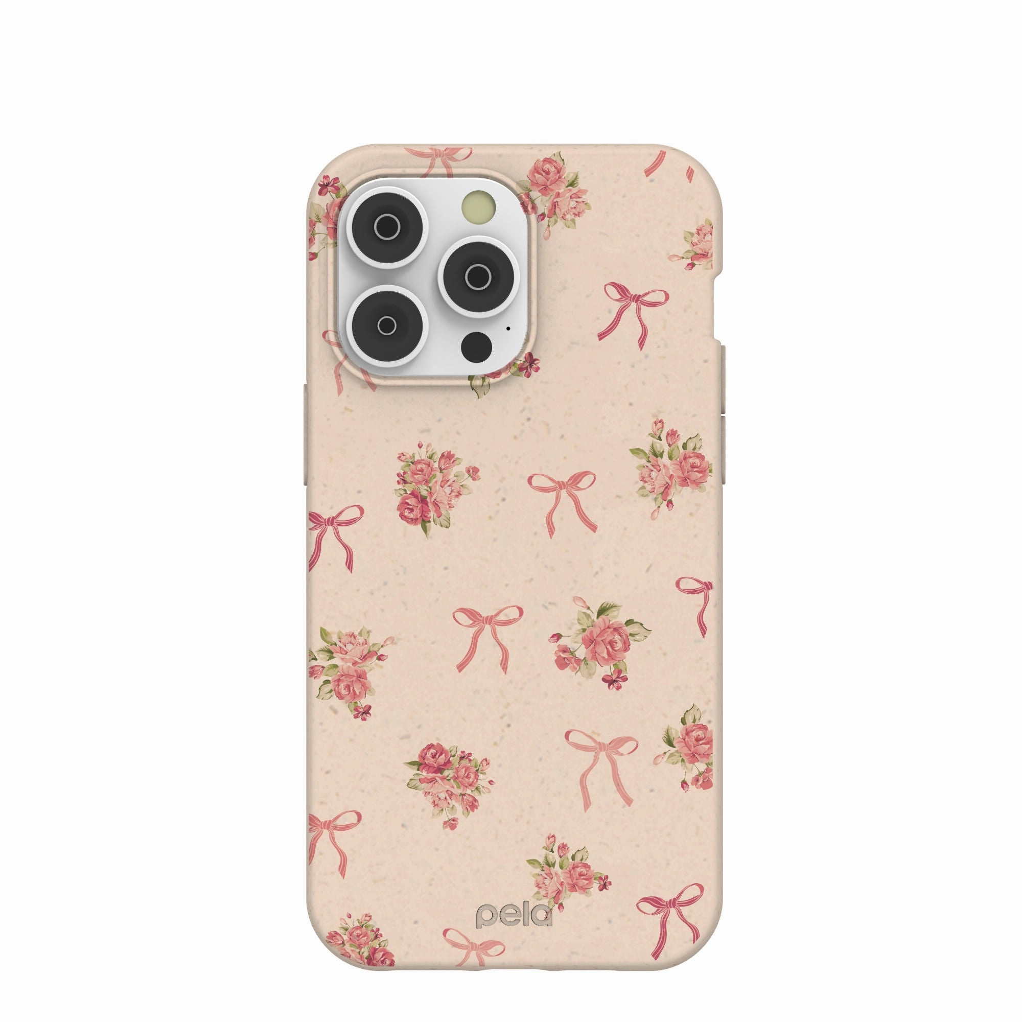 Seashell Roses and Bows iPhone 14 Pro Max Case Fashion Forward Travel Accessory