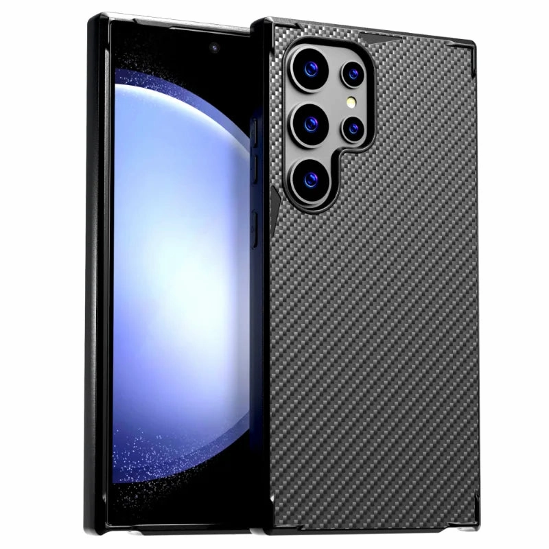 Full Coverage Trendy Layer Samsung Galaxy S24 Ultra (2024) Protective Shockproof Case with Belt Clip Holster