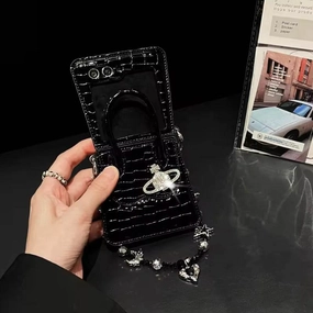 Luxury Handbag Shell Case - Samsung Casual Texture