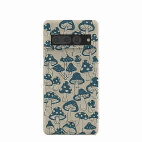 metal frame London Fog Mushroom power Google Pixel 7 Pro Case