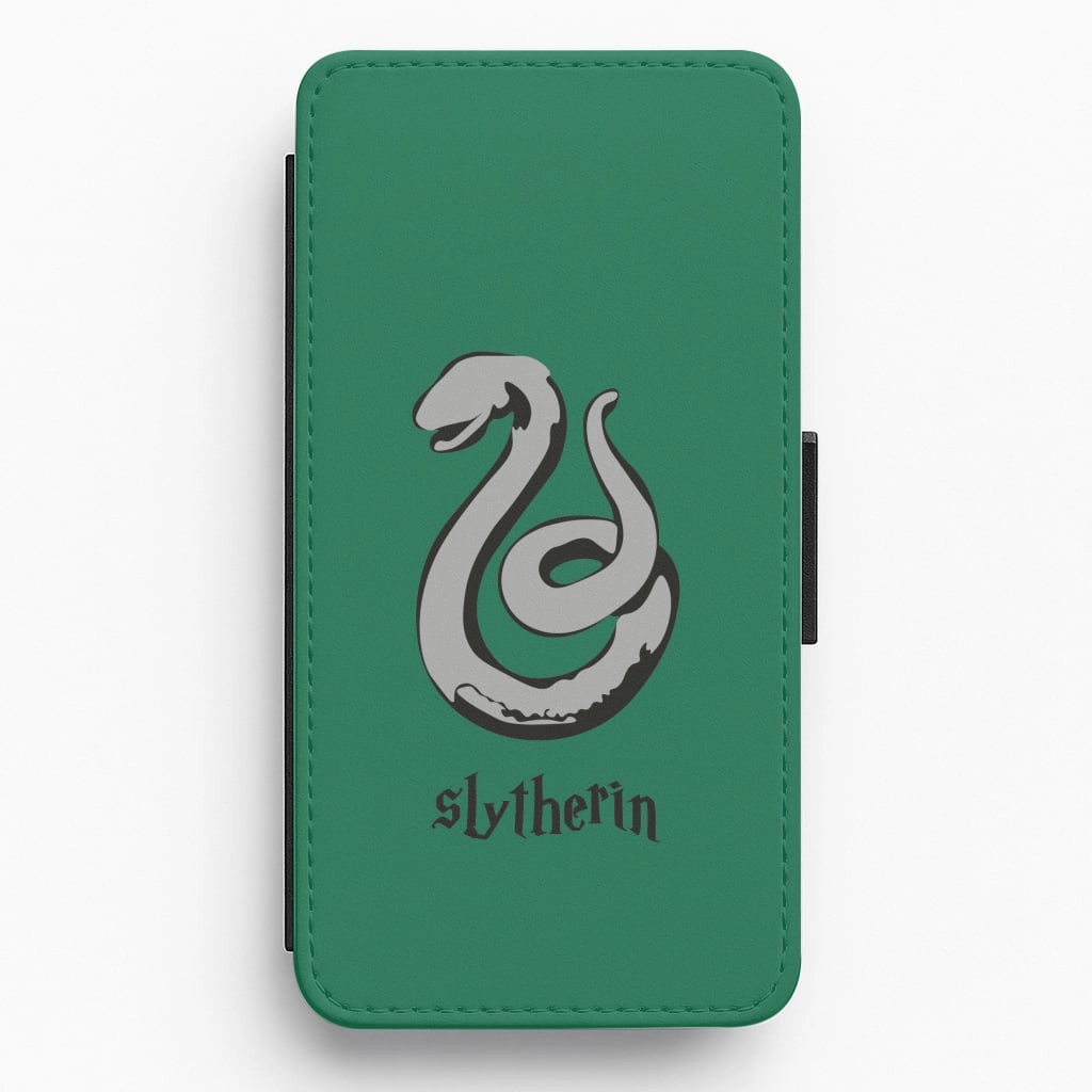 Compact Frame Slytherin Flip / Wallet Phone Case