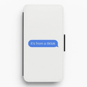 Strong protection It's From A TikTok Flip / Wallet Phone Case