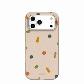Seashell Squash Garden iPhone 17 Pro Max Case Hybrid Material Build Stylish Shape