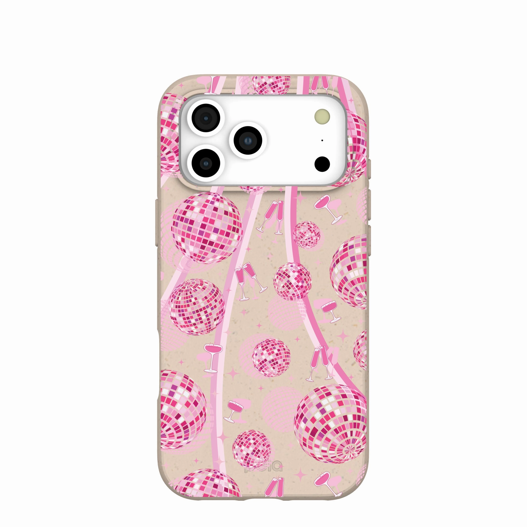 Stylish Aesthetic Seashell Dancing Lights iPhone 17 Pro Max Case