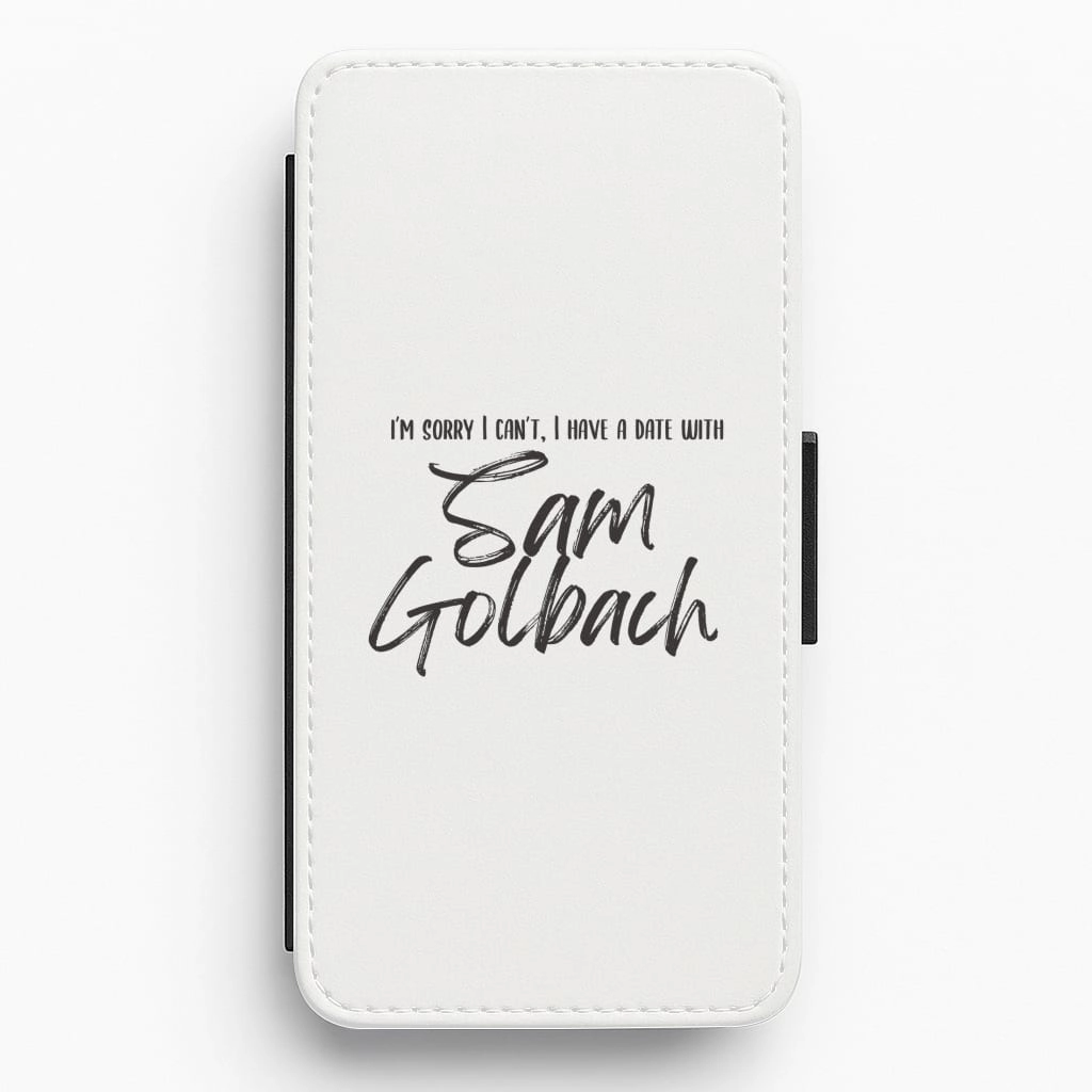 Date With Sam - S & C Flip / Wallet Phone Case Smooth Surface