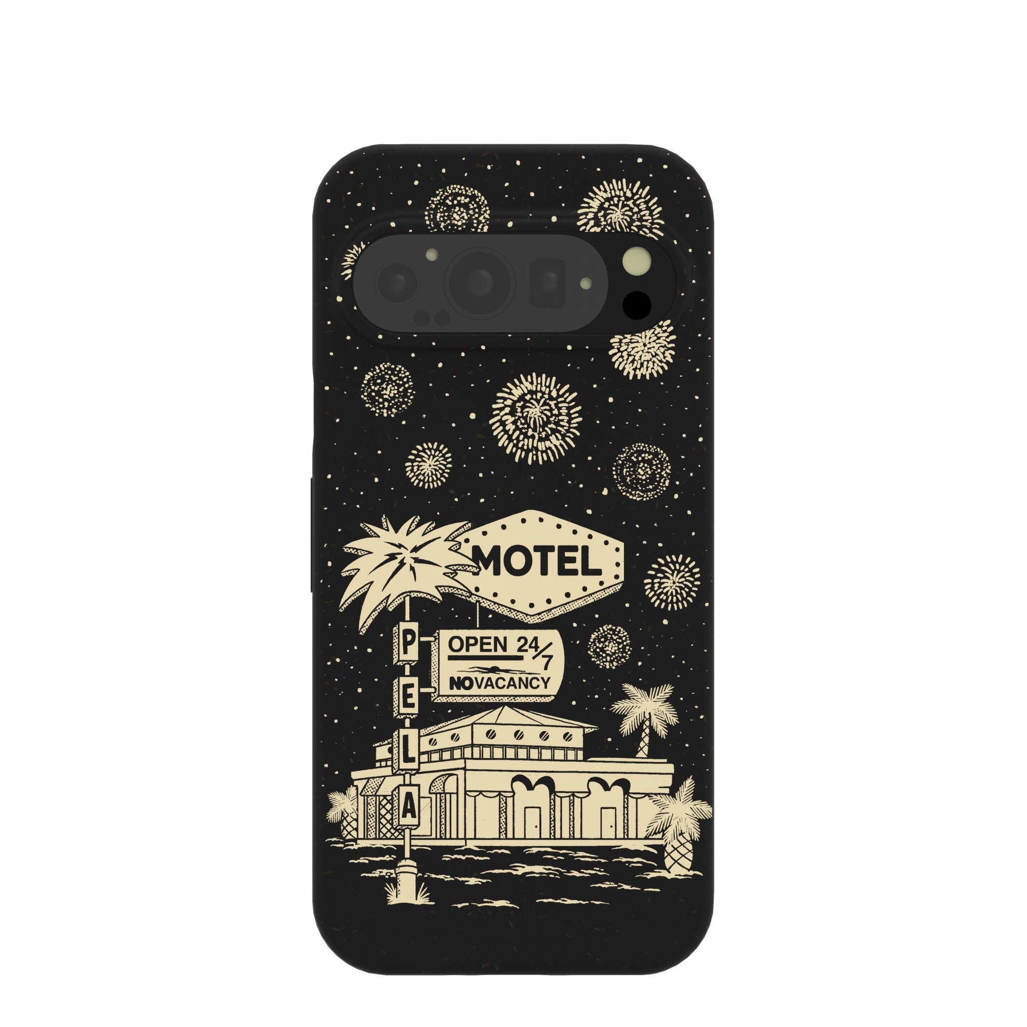 Luxury Build Black Motel Pela Google Pixel 9/9 Pro Case